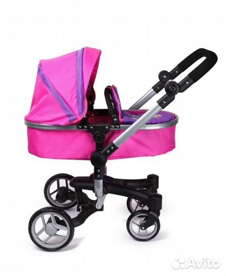 Коляска для кукол demi star 2 в 1