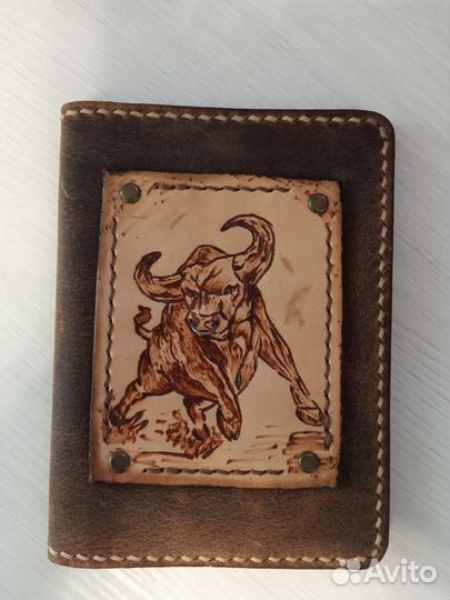 Обложка на паспорт из натуральной кожи