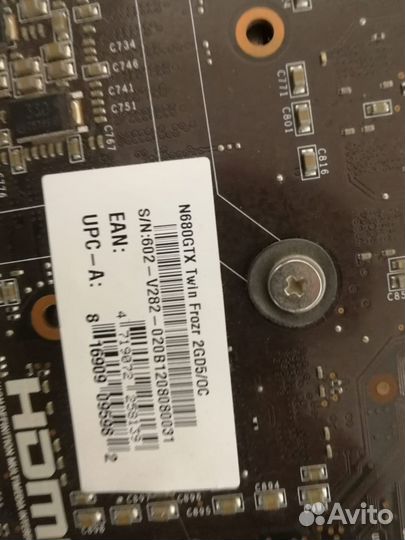 Видеокарта MSI gtx 680 2gb