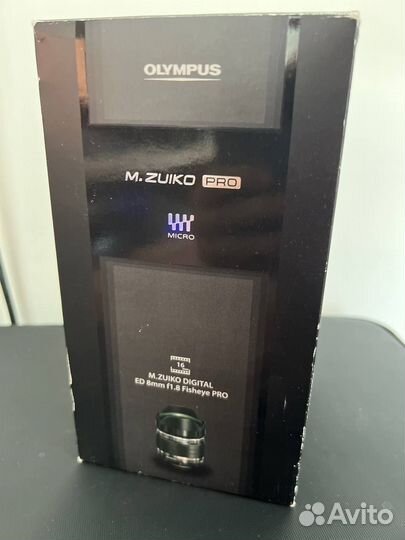 Объектив olympus zuiko digital ED 8mm f/1.8 PRO