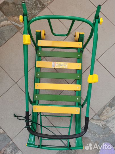 Детские санки с колесами