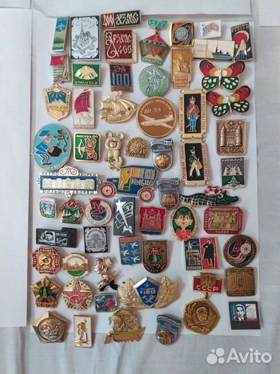 Значки СССР коллекция
