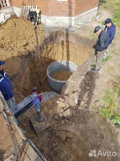 Септик из бетонных колец