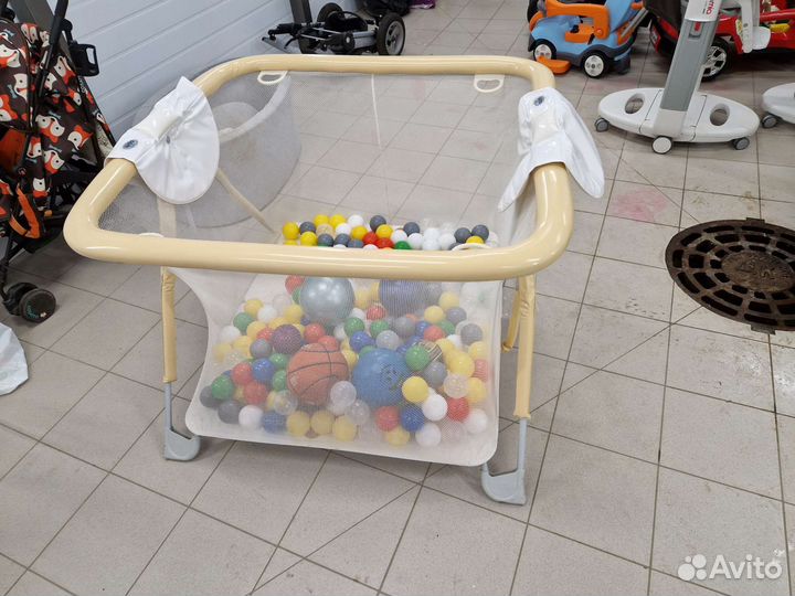 Манеж складной мобильный (Италия) CAM Brevettato