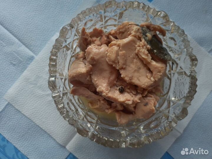 Печень Трески,мясо тунца в собственном соку
