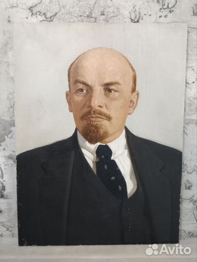 Портрет Ленина холст
