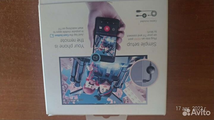 Медиаплеер Google Chromecast (2017)