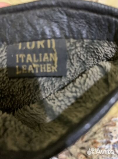 Перчатки женские кожаные италия