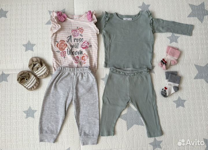 Пакет вещей на девочку 68-74