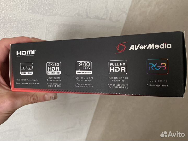 Карта видеозахвата AverMedia Live Gamer DUO GC570D
