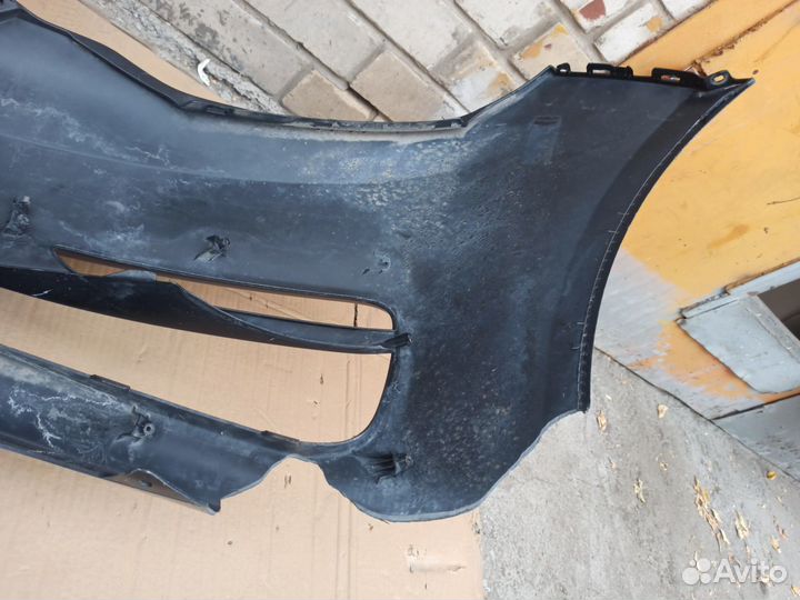 Бампер передний Киа Рио3 рестайлинг 2015