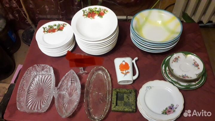 Тарелки селедочницы дулево