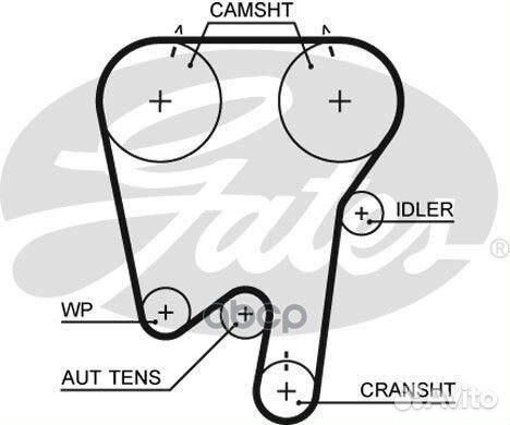 Зубчатый ремень привода грм PowerGrip 5378XS G