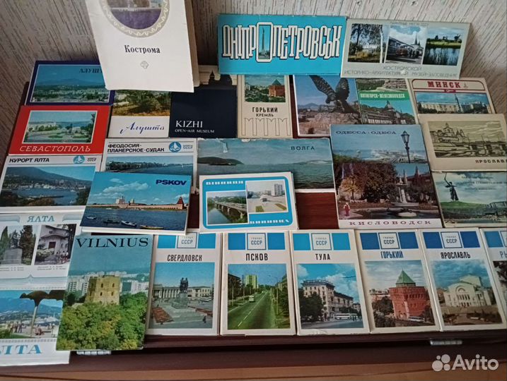Наборы открыток СССР. Города