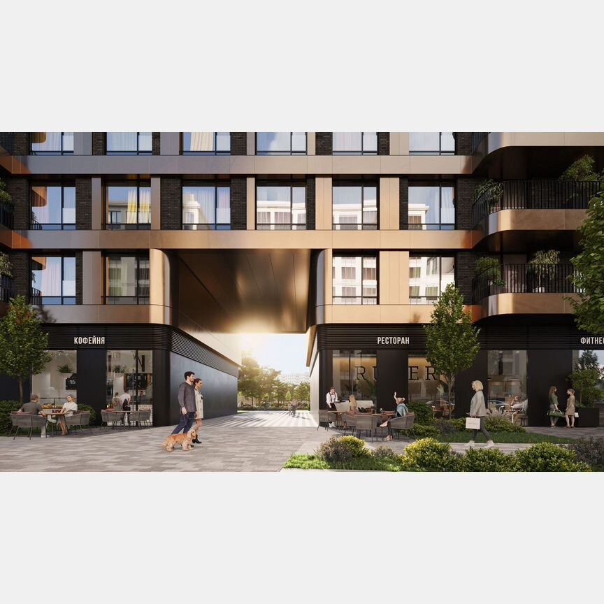 1-к. квартира, 46,2 м², 12/17 эт.