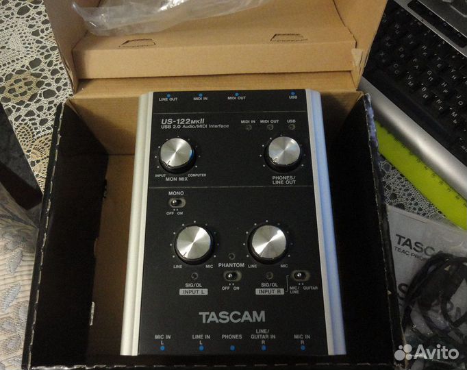 Звуковая карта Tascam US-122 mk2 внешняя