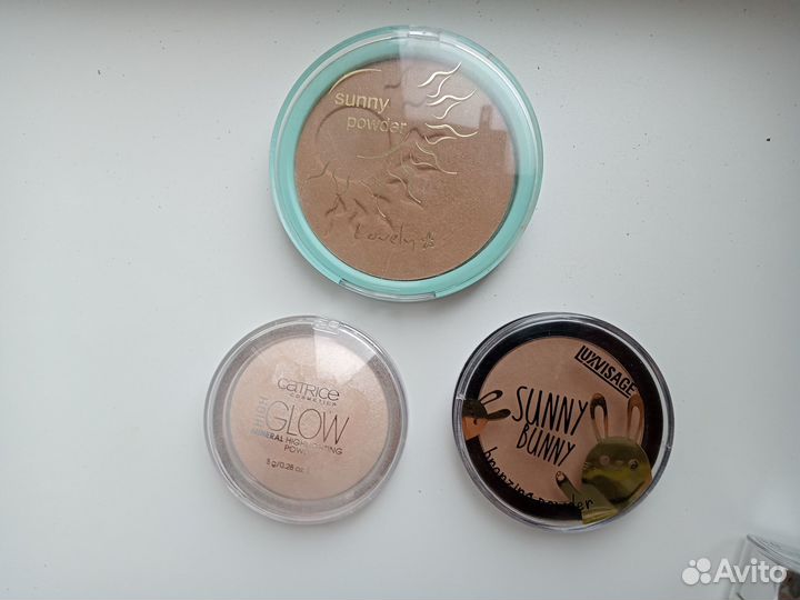 Бронзеры и хайлайтер