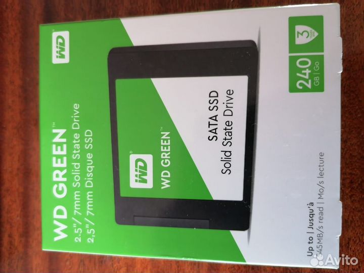 Новый SSD WD Green 240Gb