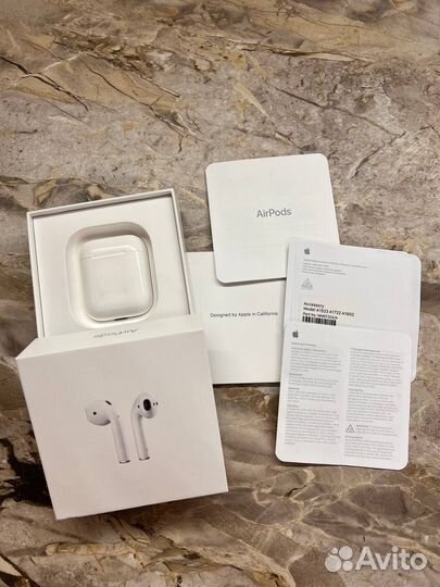 Ориг наушники Apple AirPods 1 с кейсом