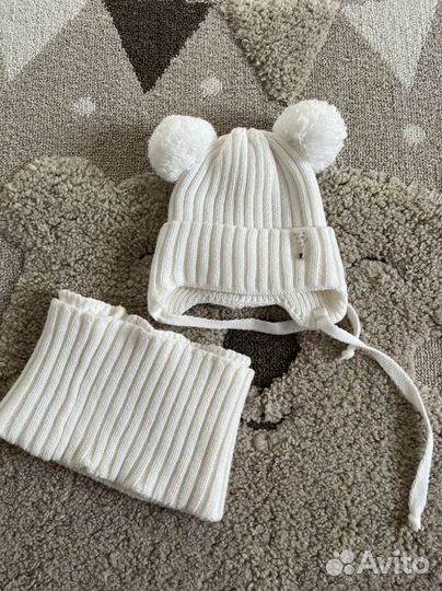 Шапка 46/48 весенняя доя девочки