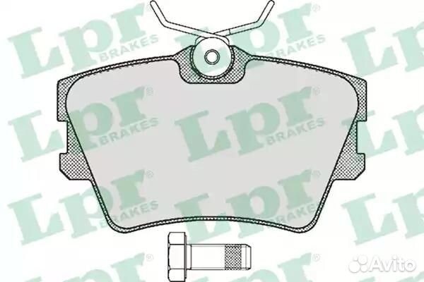 05P616 Колодки тормозные дисковые