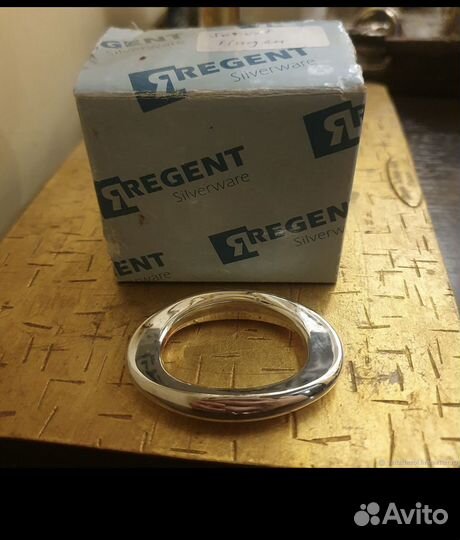 Набор из 6 Посеребренных колец для салфеток