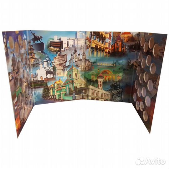 Набор альбомов для хранения биметаллических монет