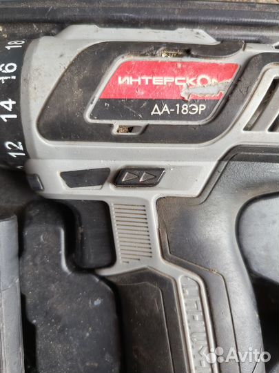 Шуруповерт Интерскол да 18эр
