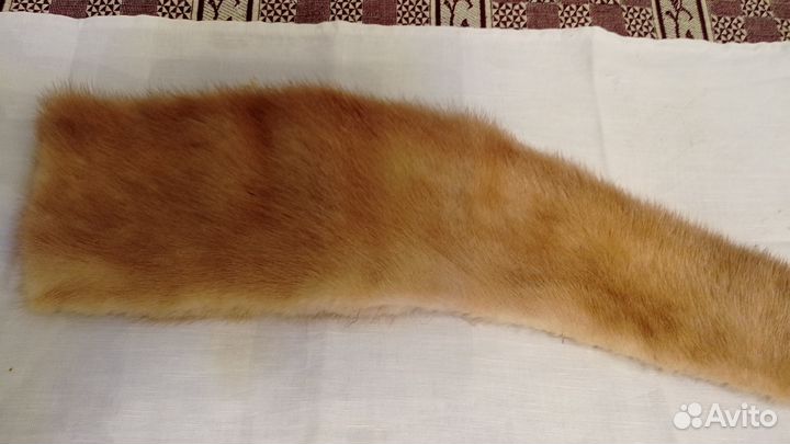 Воротник, мех-норка натуральная