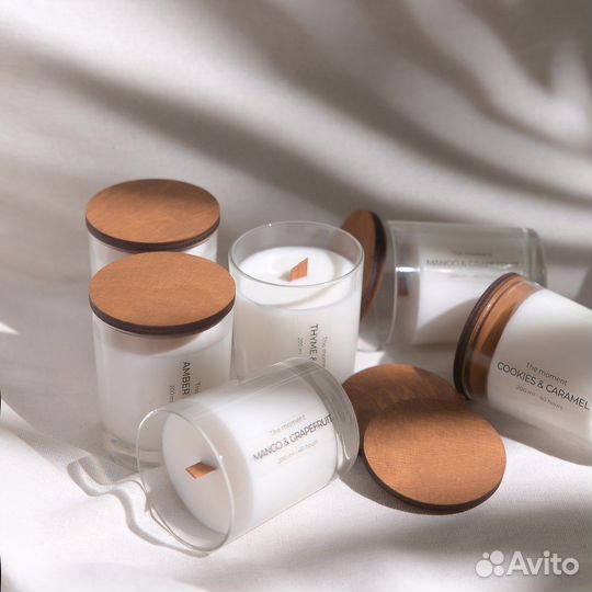 Ароматическая свеча ручной работы