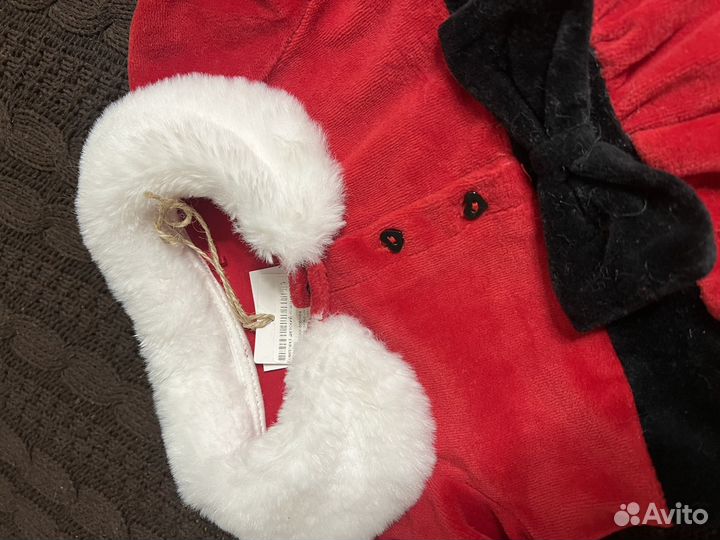 Новогоднее платье для девочки 68/74