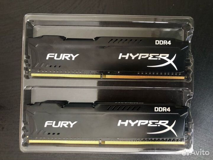Оперативная память HyperX Fury 8 гб DDR4 2133mhz