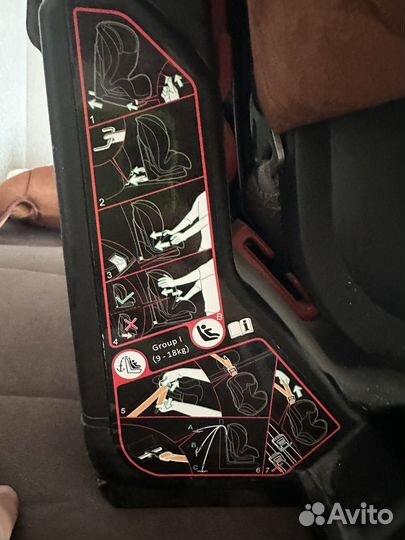 Деское автокресло Welldon isofix 9-36кг