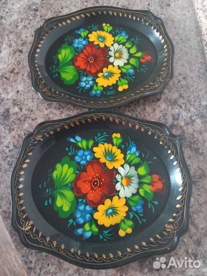 Подносы жостово СССР