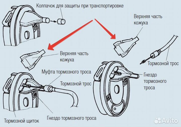 Верхняя часть кожуха колесного тормоза прицепа AL