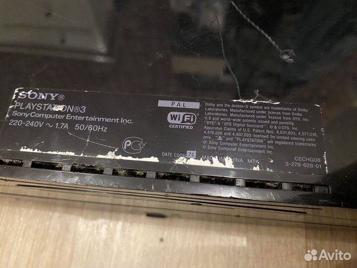 Sony Playstation 3 (PS3) Fat в рабочем состоянии