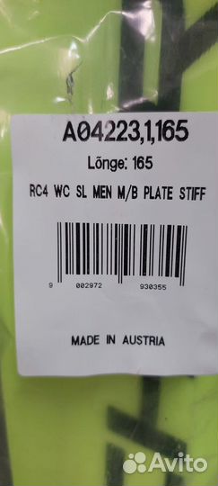 Кубковые Горные лыжи fischer RC4 WC FIS Men SL