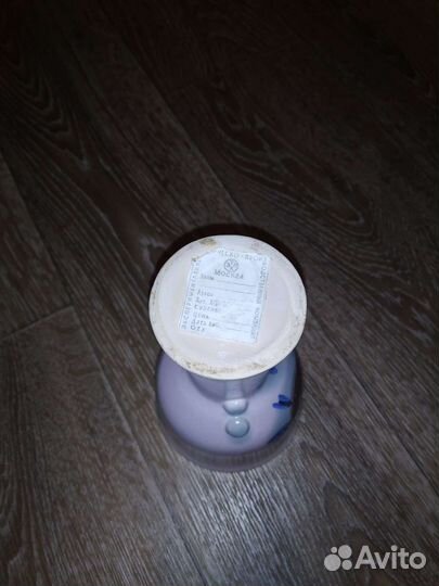 Винтажная ваза,светло розовая