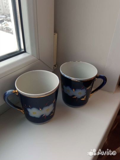 Фарфоровые бокалы, кружки. Довбыш