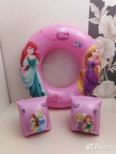 Надувной круг, нарукавники, мяч, жилет