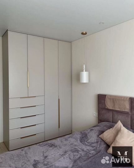 Шкаф распашной с фрезеровкой