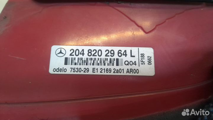 Фонарь (задний) Mercedes C W204, 2008