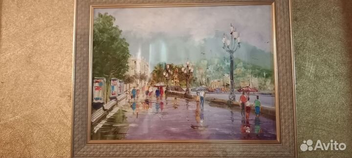 Картина маслом на холсте.Пейзаж