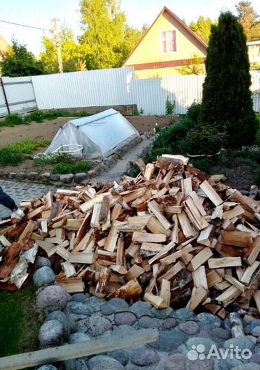 Дрова с доставкой в укладку любого объема