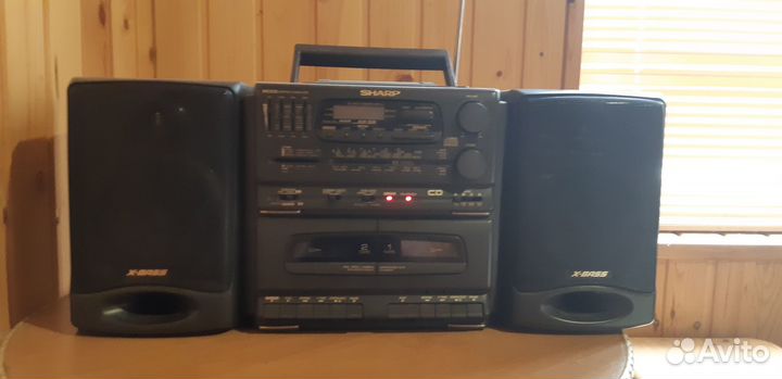 Магнитола Sharp system-CD555H(GY)