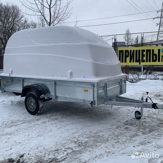 Прицеп для снегохода с крышкой 3,45*1,5 934-Экс