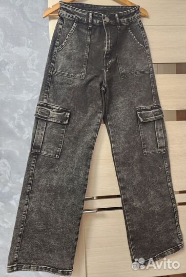 Джинсы широкие