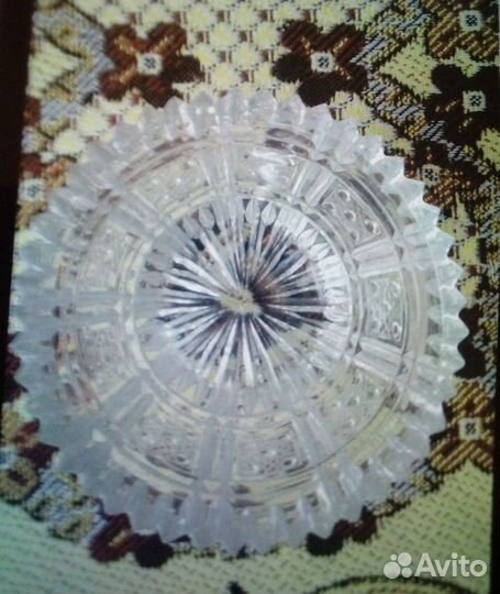 Салатник хрустальный