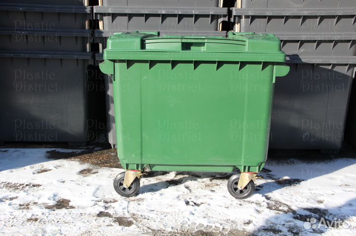 Бак для мусора 660л Ч6002