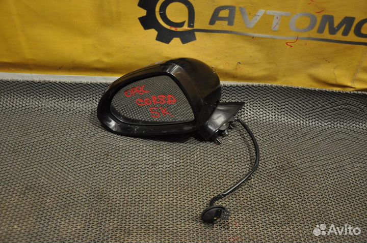 Зеркало левое opel Corsa D